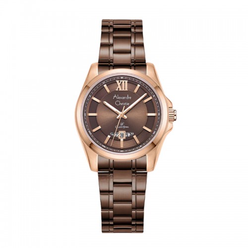 Alexandre Christie AC 8659 Rosegold Brown Lady LDBROBO